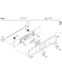 Control Panel parts for Bosch Wall Oven HBL5551UC/03 from AppliancePartsPros.com