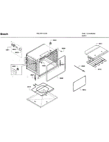 Cavity 2 parts for Bosch Wall Oven HBL5551UC/03 from AppliancePartsPros.com