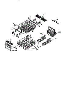 Racks parts for Bosch Dishwasher SMI7052 from AppliancePartsPros.com