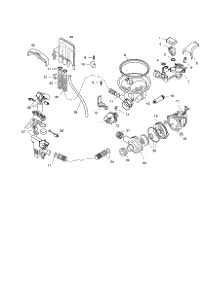 Component Assemblies parts for Bosch Dishwasher SHI4302 from AppliancePartsPros.com