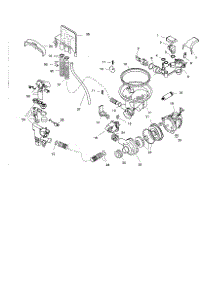 Component Assemblies parts for Bosch Dishwasher SHU5316 from AppliancePartsPros.com