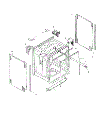 Tank Assembly parts for Bosch Dishwasher SHU4306 from AppliancePartsPros.com