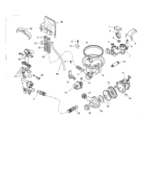 Component Assemblies parts for Bosch Dishwasher SHU4306 from AppliancePartsPros.com