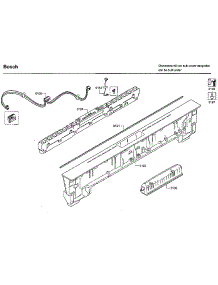 Control Panel parts for Bosch Dishwasher SHXM98W75N/01 from AppliancePartsPros.com