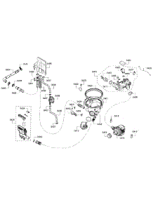 Pump Assembly parts for Bosch Dishwasher SHE68R52UC/63 from AppliancePartsPros.com