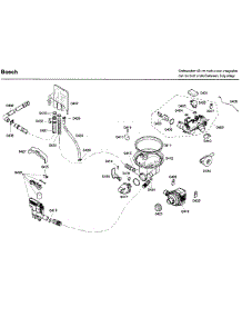 Pump parts for Bosch Dishwasher SHV68M03UC/50 from AppliancePartsPros.com