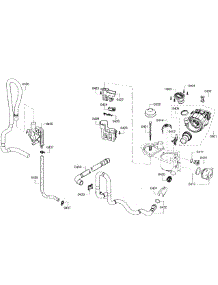 Pump Assembly parts for Bosch Dishwasher SHE3AR56UC/06 from AppliancePartsPros.com