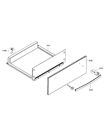 Drawer Assembly parts for Bosch Warming Drawer HWC800500-01 from AppliancePartsPros.com