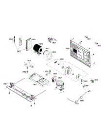 Compressor parts for Bosch Refrigerator B22CS50SNW/02 from AppliancePartsPros.com
