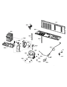 Compressor parts for Bosch Refrigerator B26FT80SNS/01 from AppliancePartsPros.com