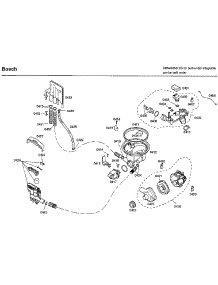 Pump parts for Bosch Dishwasher SHX33A05UC/35 from AppliancePartsPros.com