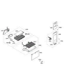 Evap parts for Bosch Refrigerator B11CB50SSS/06 from AppliancePartsPros.com