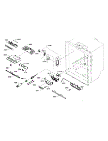 Refrigerator Assembly parts for Bosch Refrigerator B22CT80SNP/01 from AppliancePartsPros.com