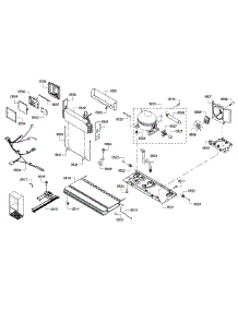 Compressor parts for Bosch Refrigerator B22CT80SNP/01 from AppliancePartsPros.com