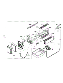 Ice Maker parts for Bosch Refrigerator B22CT80SNP/01 from AppliancePartsPros.com