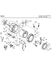 Tub parts for Bosch Washer WFMC8400UC/14 from AppliancePartsPros.com