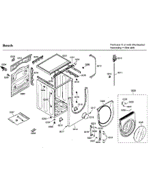 Frame parts for Bosch Washer WFMC8400UC/07 from AppliancePartsPros.com