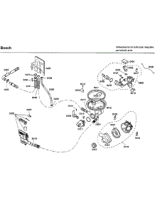 Pump parts for Bosch Dishwasher SHX33M02UC/52 from AppliancePartsPros.com