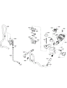 Pump Assembly parts for Bosch Dishwasher SHE3AR56UC/07 from AppliancePartsPros.com