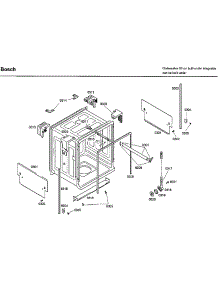 Tub parts for Bosch Dishwasher SHX33A05UC/22 from AppliancePartsPros.com