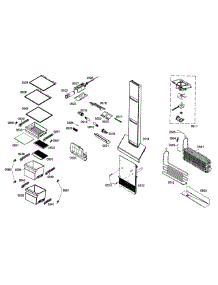 Refrigerator Assembly parts for Bosch Refrigerator B22CS30SNS/02 from AppliancePartsPros.com
