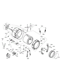 Drum Assembly parts for Bosch Washer WFMC8400UC/13 from AppliancePartsPros.com