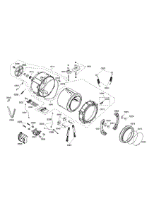 Tub parts for Bosch Washer WFMC8440UC/13 from AppliancePartsPros.com