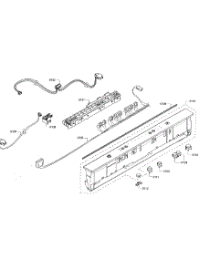 Control Panel parts for Bosch Dishwasher SHX3AR52UC/07 from AppliancePartsPros.com