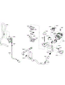 Pump Assembly parts for Bosch Dishwasher SHX3AR52UC/07 from AppliancePartsPros.com