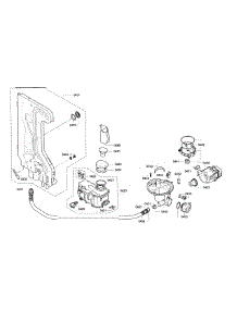 Pump Assembly parts for Bosch Dishwasher SGE63E15UC/80 from AppliancePartsPros.com