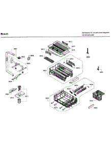 Rack parts for Bosch Dishwasher SPX68U55UC/33 from AppliancePartsPros.com
