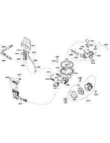 Pump parts for Bosch Dishwasher SHE33M06UC/53 from AppliancePartsPros.com