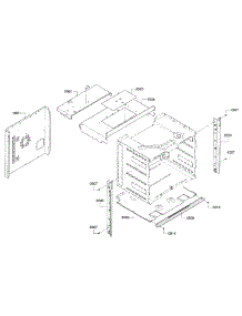Frame & Base parts for Bosch Wall Oven HBLP451RUC/01 from AppliancePartsPros.com
