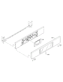 Control Panel parts for Bosch Wall Oven HBLP451LUC/01 from AppliancePartsPros.com