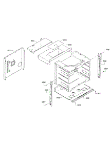 Frame & Base parts for Bosch Wall Oven HBLP451UC/01 from AppliancePartsPros.com