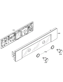 Control Panel parts for Bosch Wall Oven HBN3450UC/03 from AppliancePartsPros.com