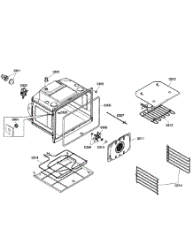 Oven Assembly parts for Bosch Wall Oven HBN3450UC/03 from AppliancePartsPros.com