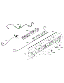 Control Panel parts for Bosch Dishwasher SHX3AR56UC/10 from AppliancePartsPros.com