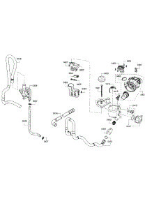 Pump Assembly parts for Bosch Dishwasher SHX3AR55UC/17 from AppliancePartsPros.com