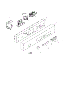 Fascia Panel parts for Bosch Dishwasher SHU3016UC/06 from AppliancePartsPros.com