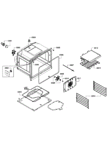 Oven Assembly parts for Bosch Wall Oven HBN3450UC/08 from AppliancePartsPros.com