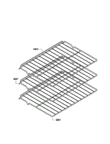 Shelfs parts for Bosch Wall Oven HBN3450UC/07 from AppliancePartsPros.com