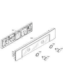 Control Panel parts for Bosch Wall Oven HBN3450UC/01 from AppliancePartsPros.com