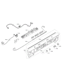 Control Panel parts for Bosch Dishwasher SHX3AR55UC/18 from AppliancePartsPros.com