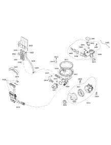Pump Assembly parts for Bosch Dishwasher SHE43C06UC/22 from AppliancePartsPros.com