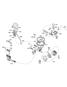 Pump parts for Bosch Dishwasher SHE33M05UC/48 from AppliancePartsPros.com
