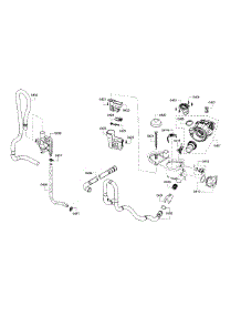 Pump & Pipe Assembly parts for Bosch Dishwasher SHE3AR55UC/18 from AppliancePartsPros.com