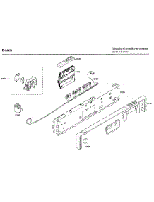 Control Panel parts for Bosch Dishwasher SHX43C02UC/21 from AppliancePartsPros.com