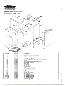 Trash Compactor-Pg 4 parts for Broan Compactor 1051-D THRU G from AppliancePartsPros.com