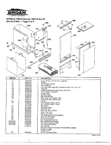 Trash Compartment-Pg 4 parts for Broan Compactor 1055-D THRU G from AppliancePartsPros.com